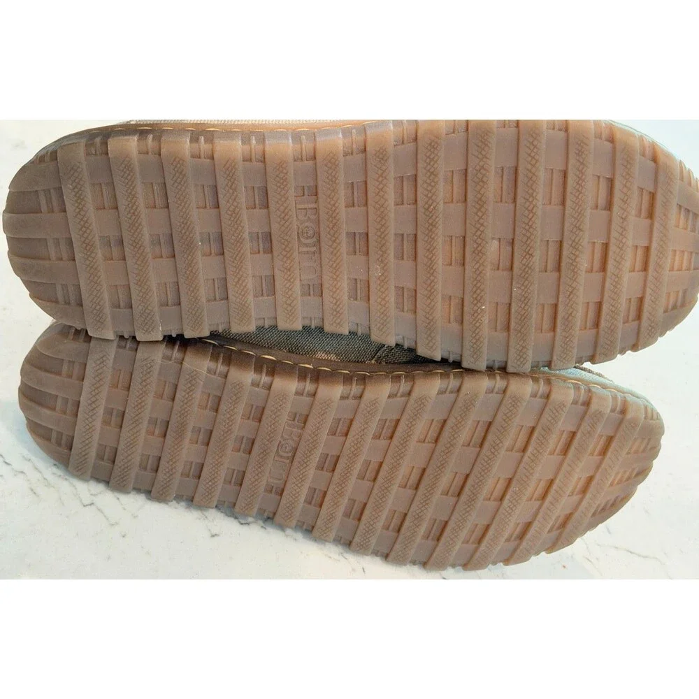 Born Mens Gudmund Natural Canvas Slip On Shoes Loafers SZ 12